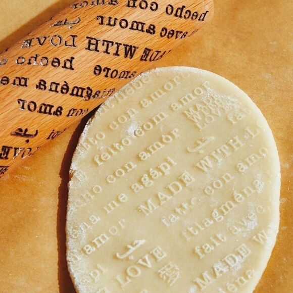 Anthropologie Made With Love Rolling Pin - Picture 3 of 3